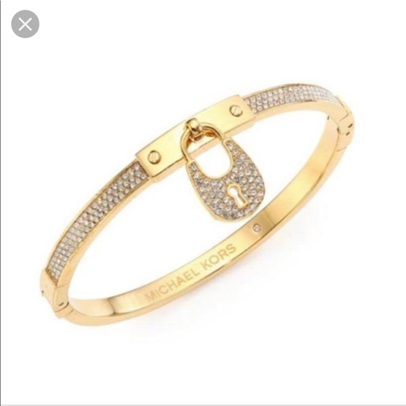 michael kors pave hinge bracelet